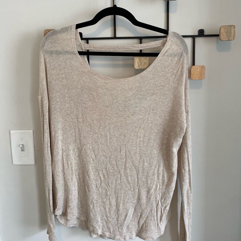 Open Back Shirt